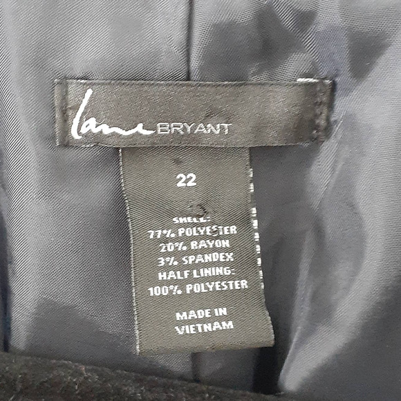 Ladies Lane Bryant Midnight Blue Blazer and Red Blouse Size 22 - Picture 6 of 15